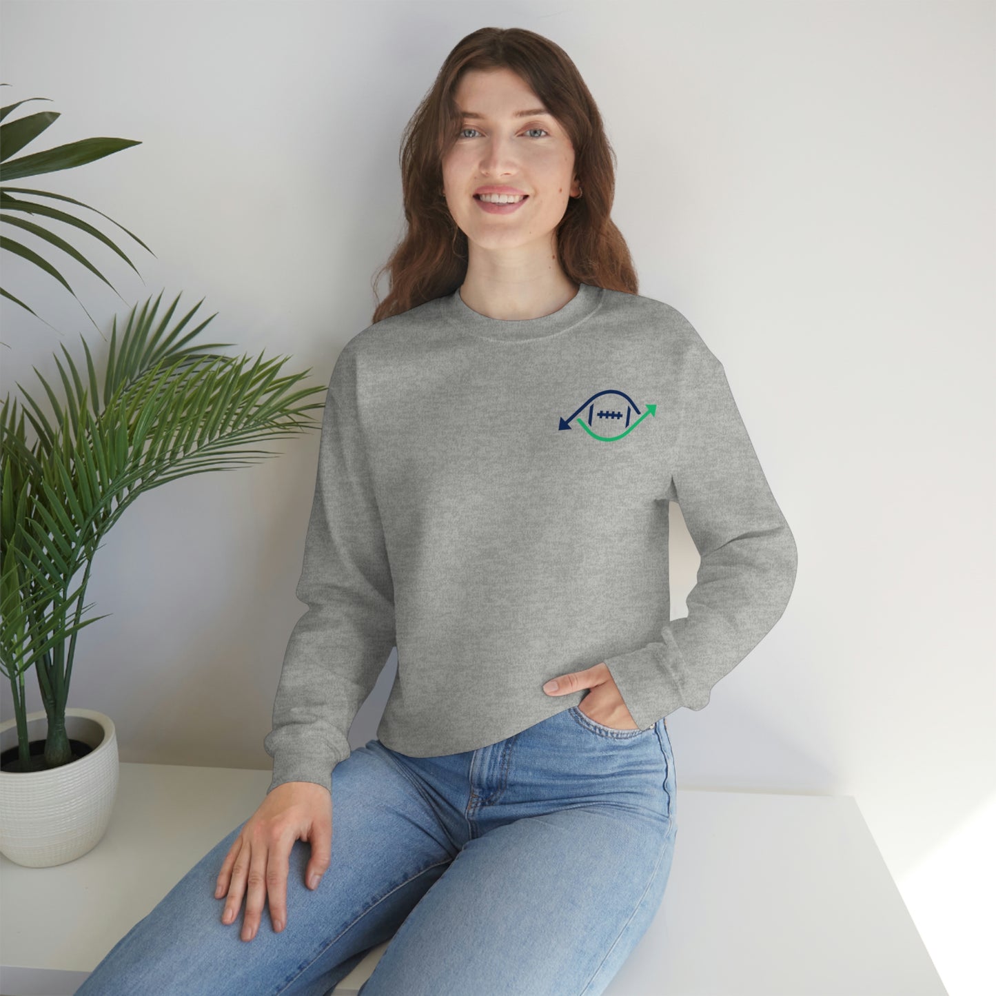 Roto Street Journal Football Crewneck - Fantasy Football Sweatshirt