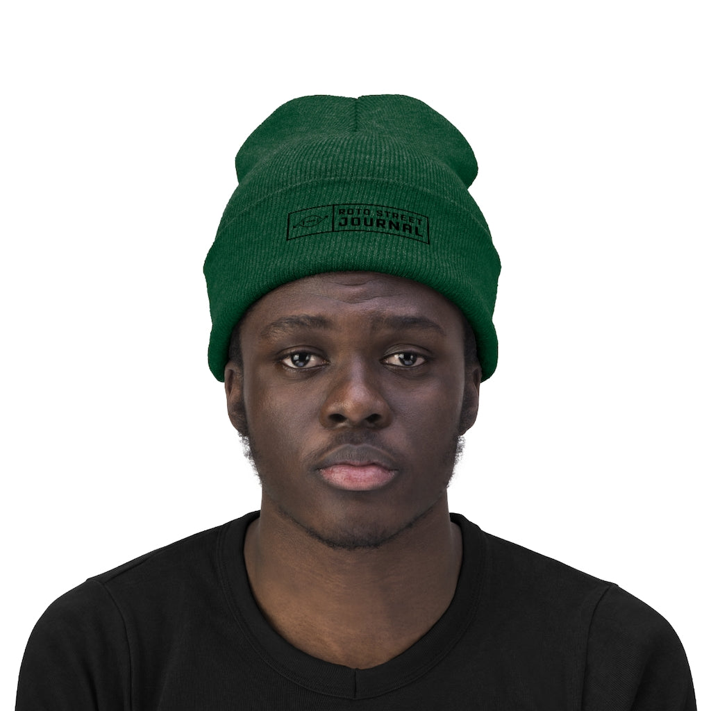 Roto Street Journal Knit Beanie - Fantasy Football Winter Hat