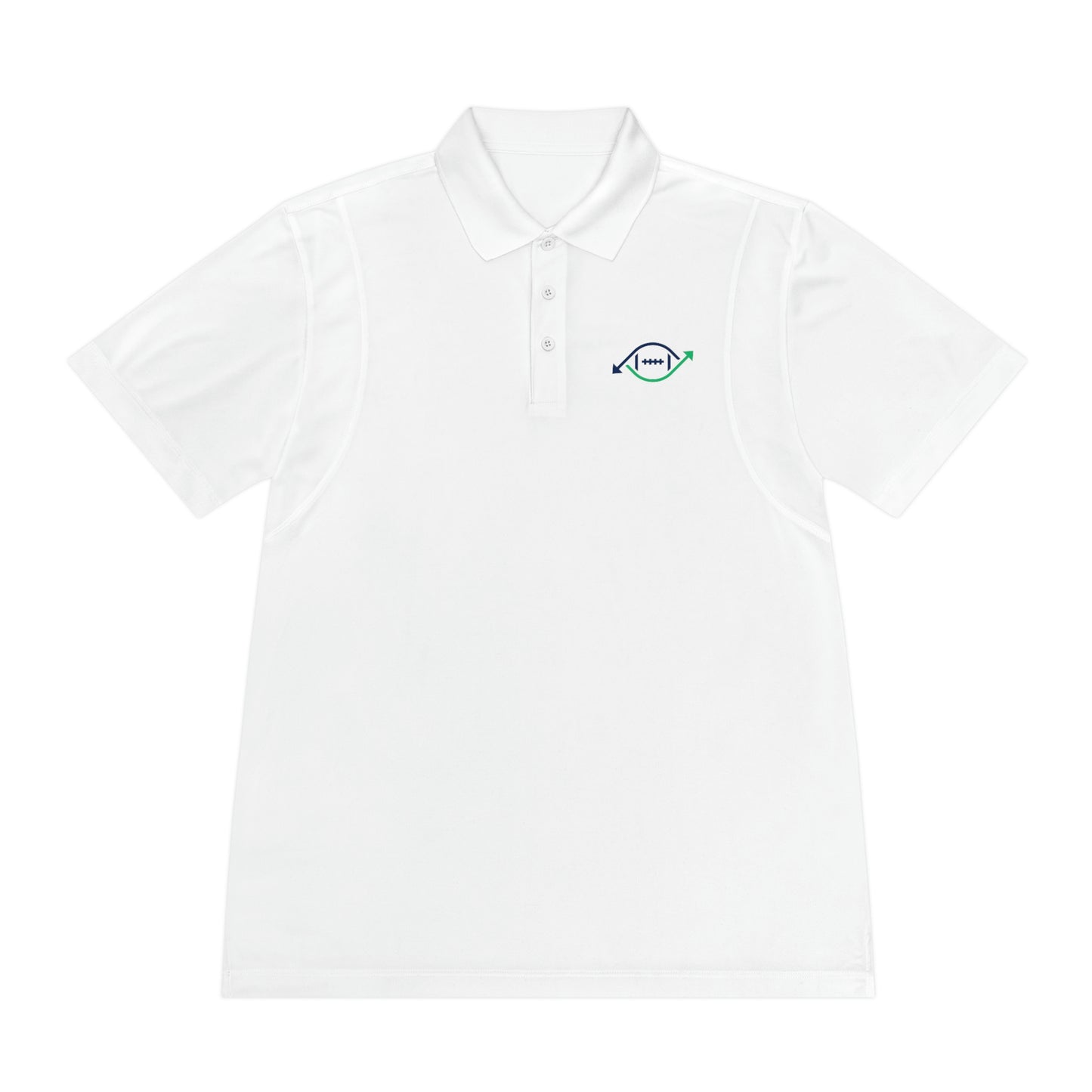 Roto Street Journal Men's Performance Polo - Fantasy Football Polo Shirt
