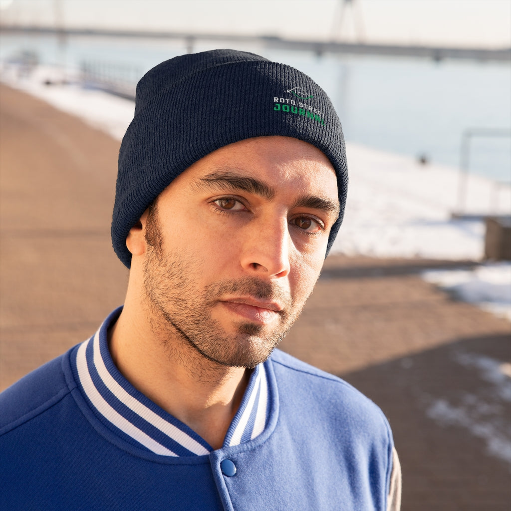 Roto Street Journal Knit Beanie - Fantasy Football Winter Hat