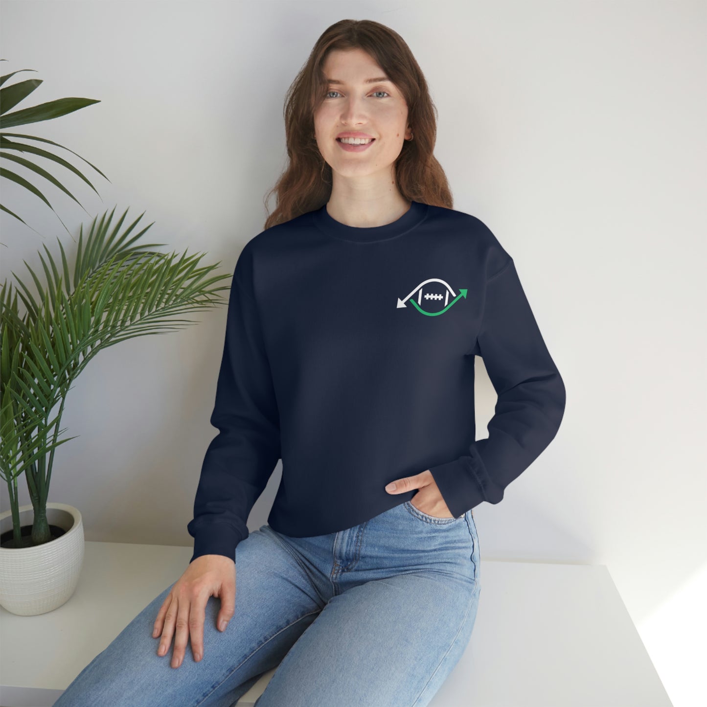 Roto Street Journal Football Crewneck - Fantasy Football Sweatshirt