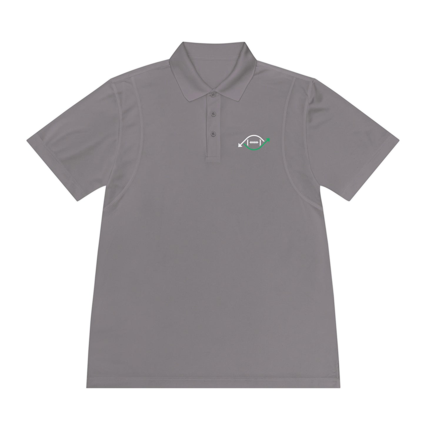 Roto Street Journal Men's Performance Polo - Fantasy Football Polo Shirt