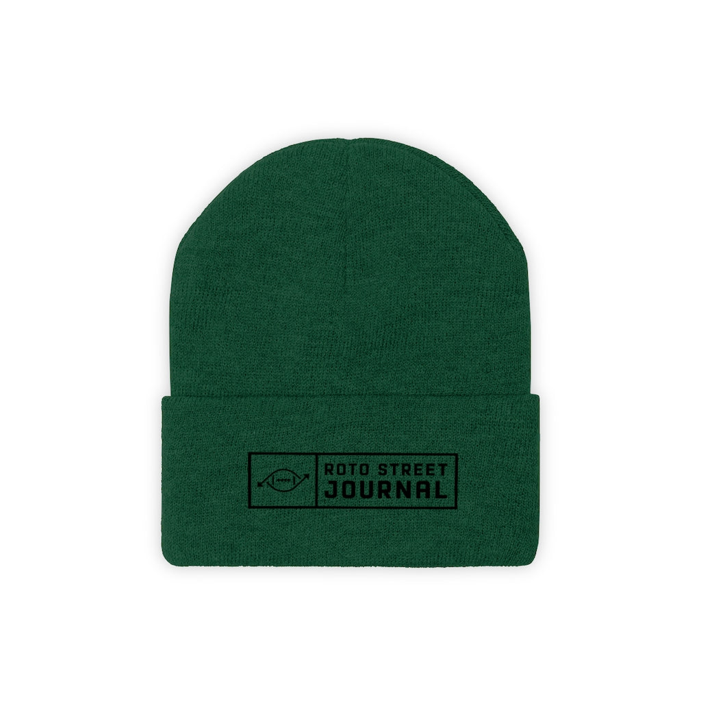 Roto Street Journal Knit Beanie - Fantasy Football Winter Hat