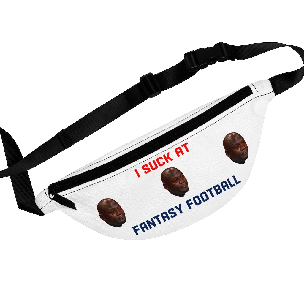 I Suck at Fantasy Crying Jordan Fanny Pack