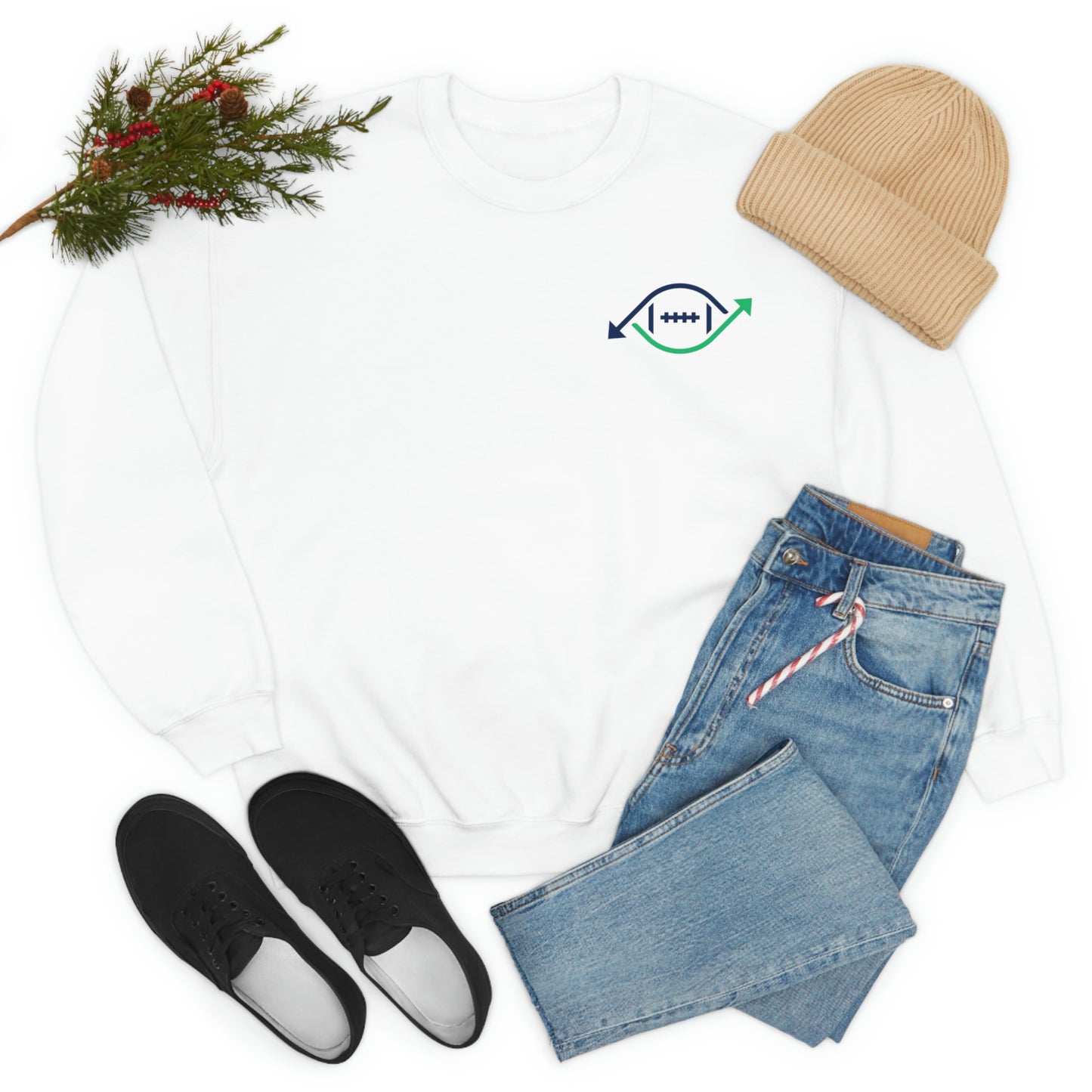 Roto Street Journal Football Crewneck - Fantasy Football Sweatshirt