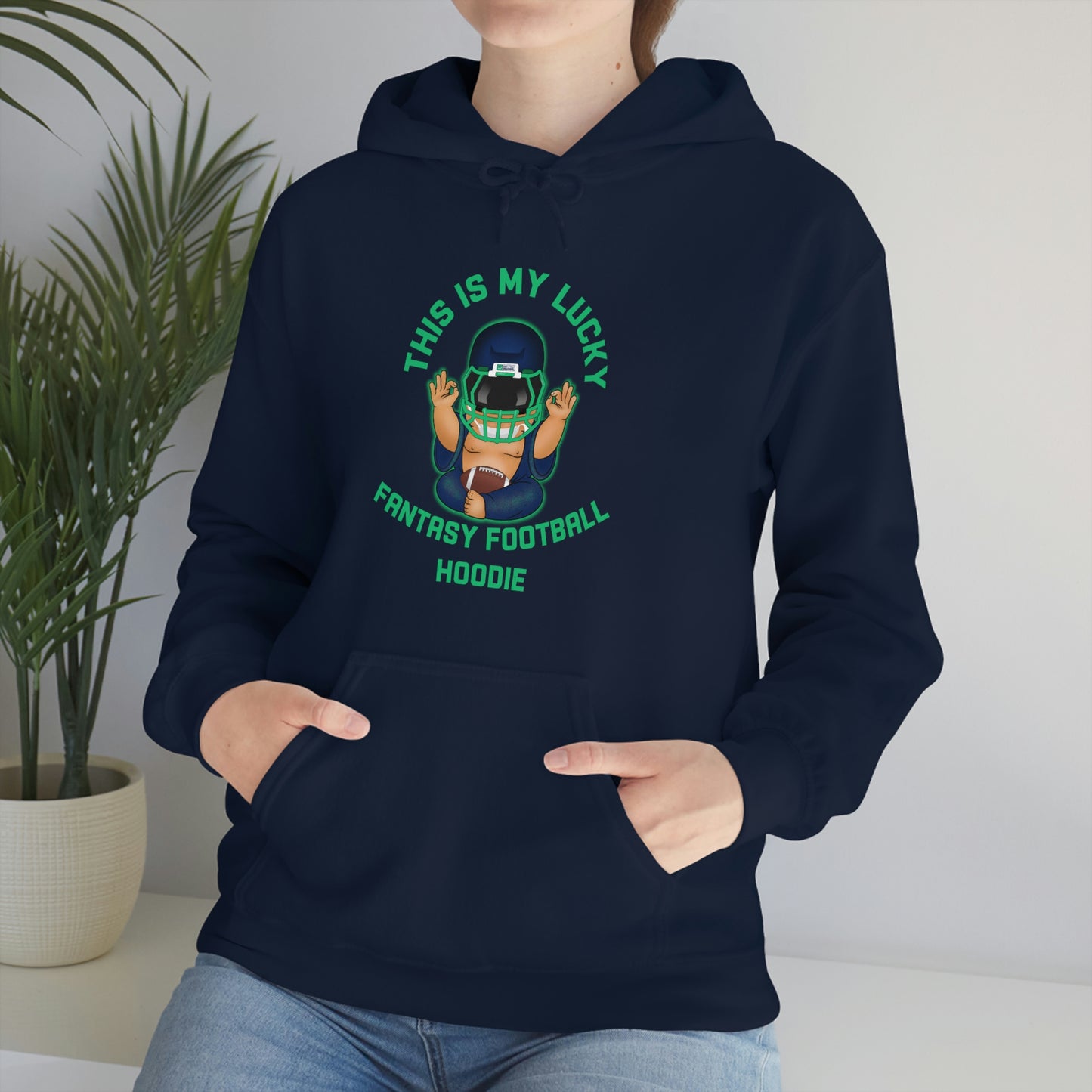Lucky Buddha - My Lucky Fantasy Football Hoodie - Fantasy Football Sweatshirt