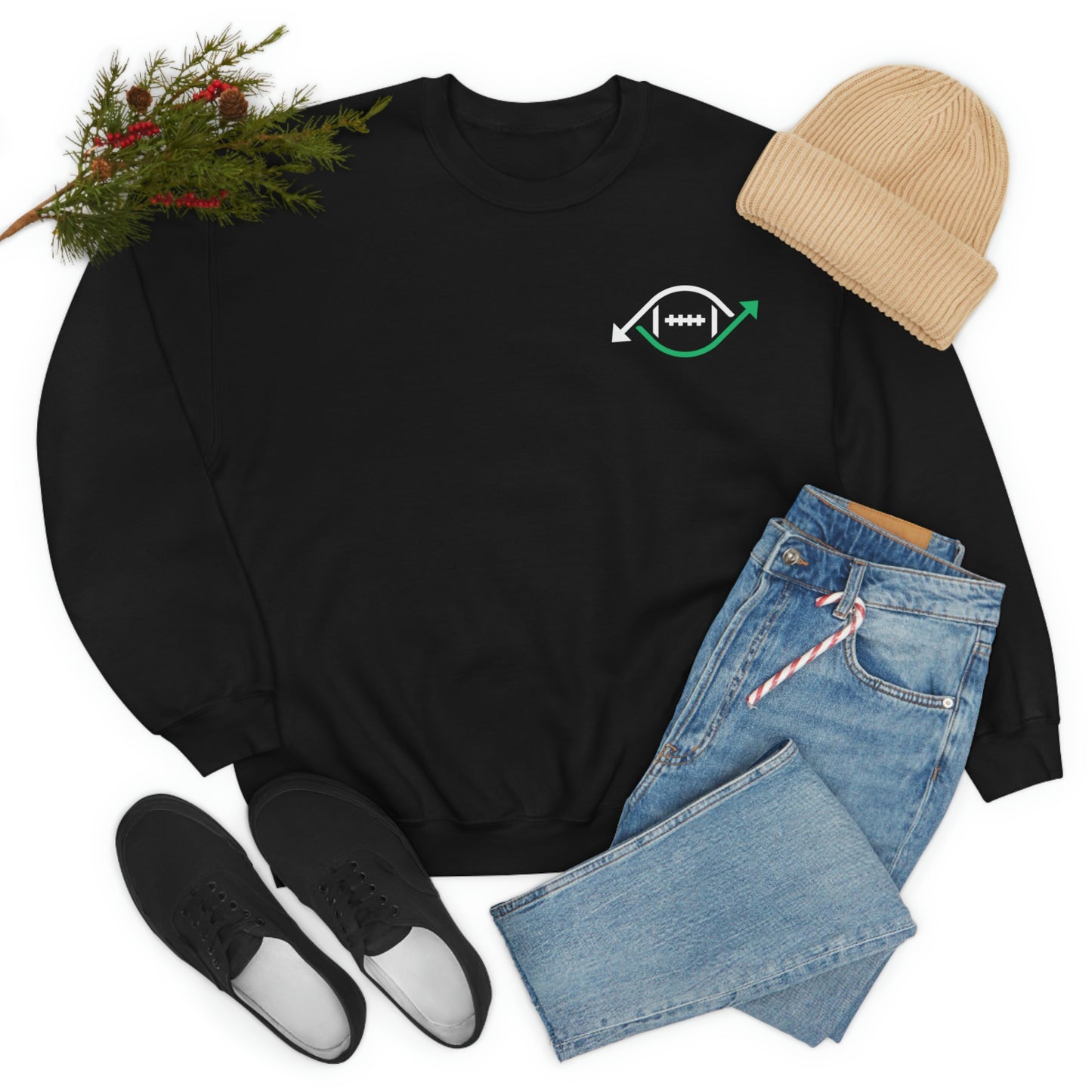 Roto Street Journal Football Crewneck - Fantasy Football Sweatshirt