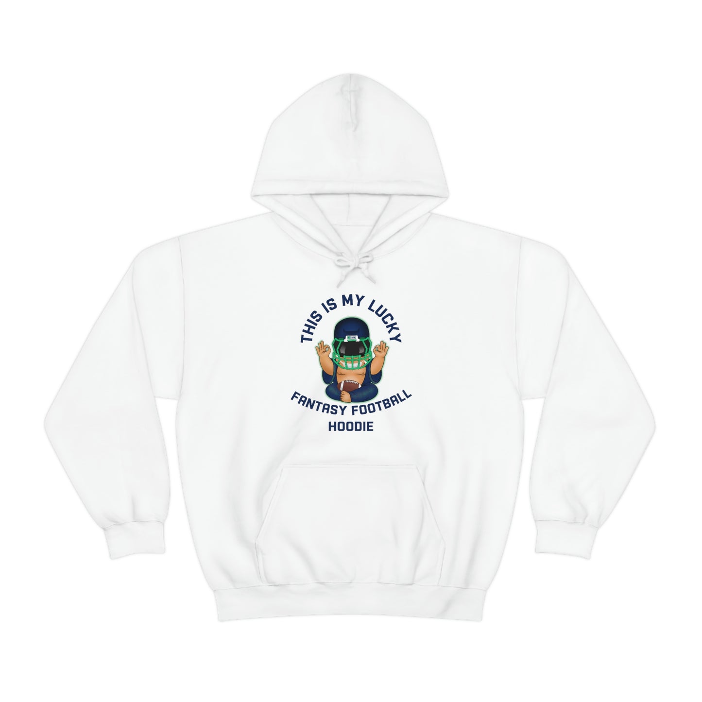 Lucky Buddha - My Lucky Fantasy Football Hoodie - Fantasy Football Sweatshirt