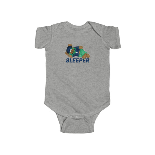 Infant "Sleeper" Bear Onesie - Sleeper Collection - Fantasy Football Baby Clothes