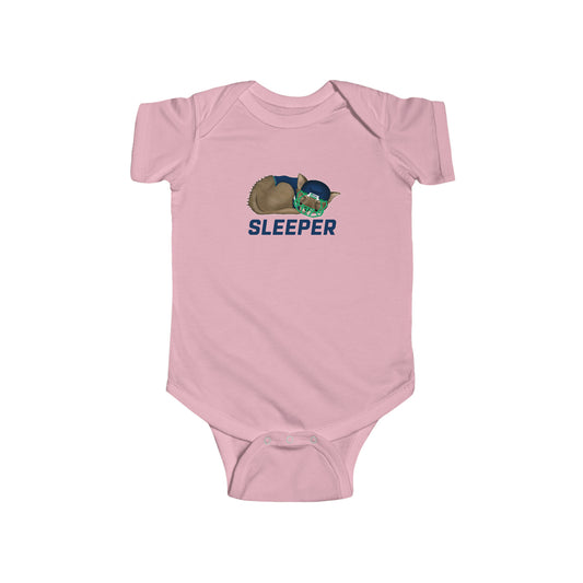 Infant "Sleeper" Wolf Onesie - Sleeper Collection - Fantasy Football Baby Clothes