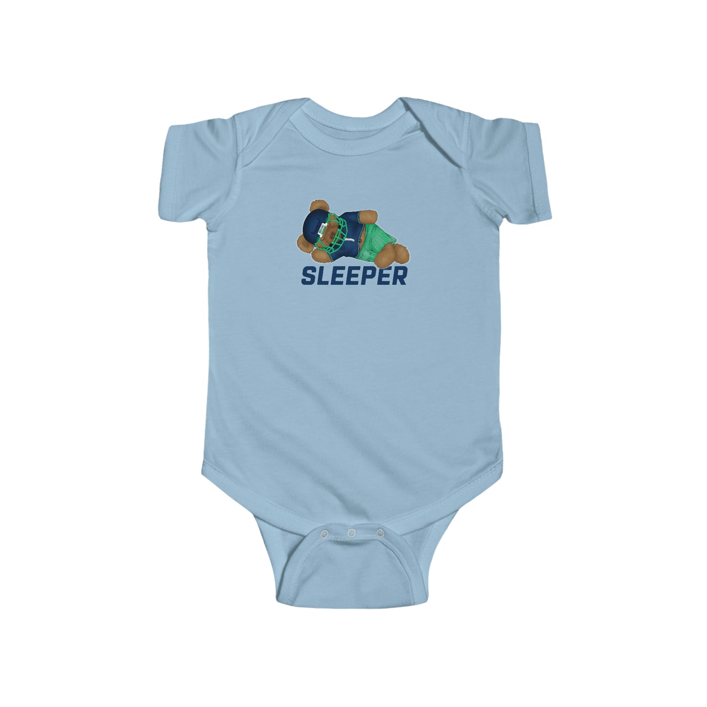 Infant "Sleeper" Bear Onesie - Sleeper Collection - Fantasy Football Baby Clothes