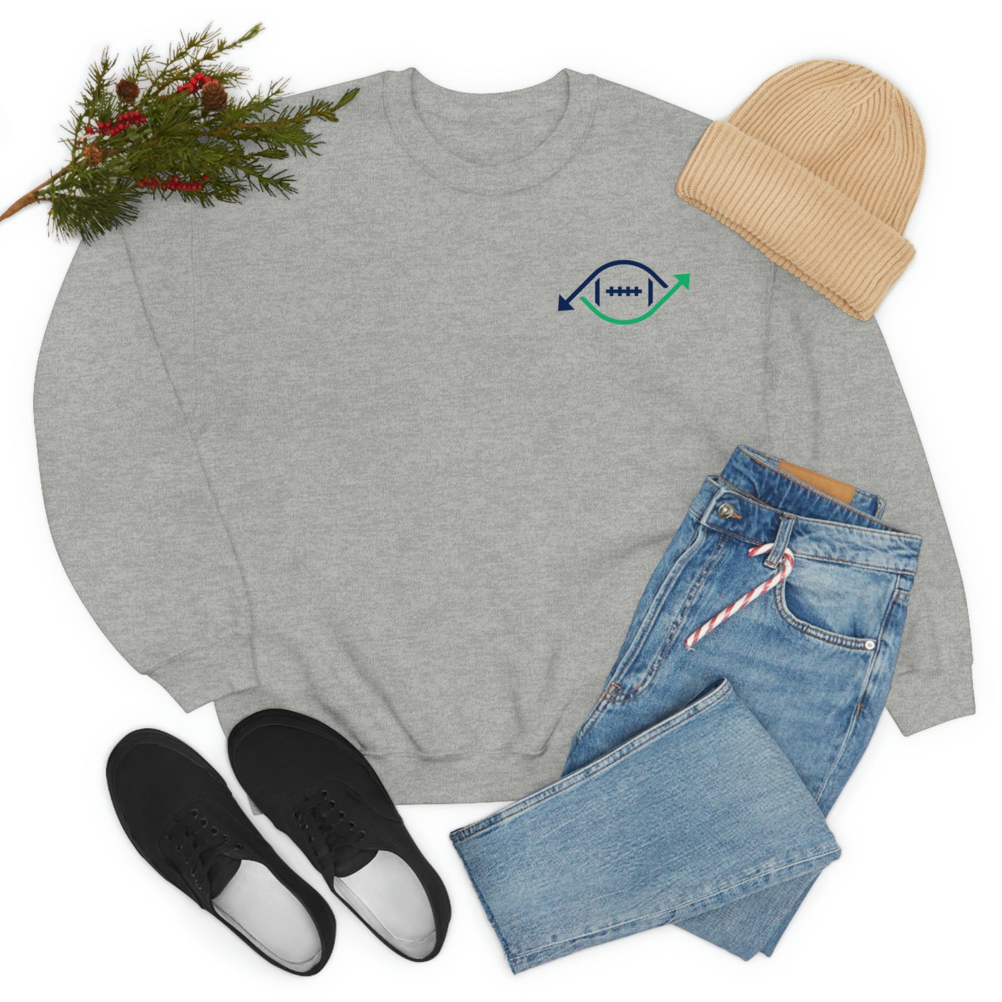 Roto Street Journal Football Crewneck - Fantasy Football Sweatshirt