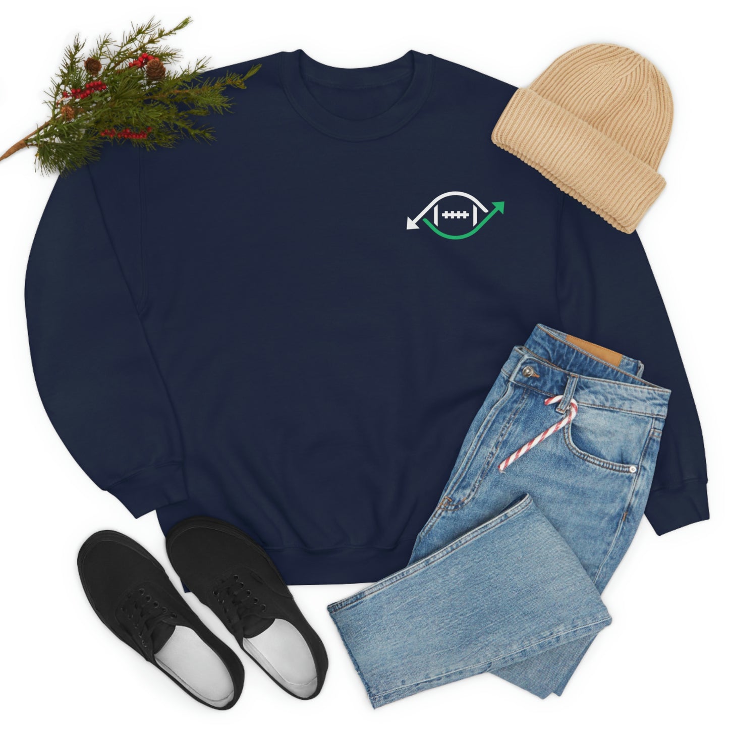 Roto Street Journal Football Crewneck - Fantasy Football Sweatshirt