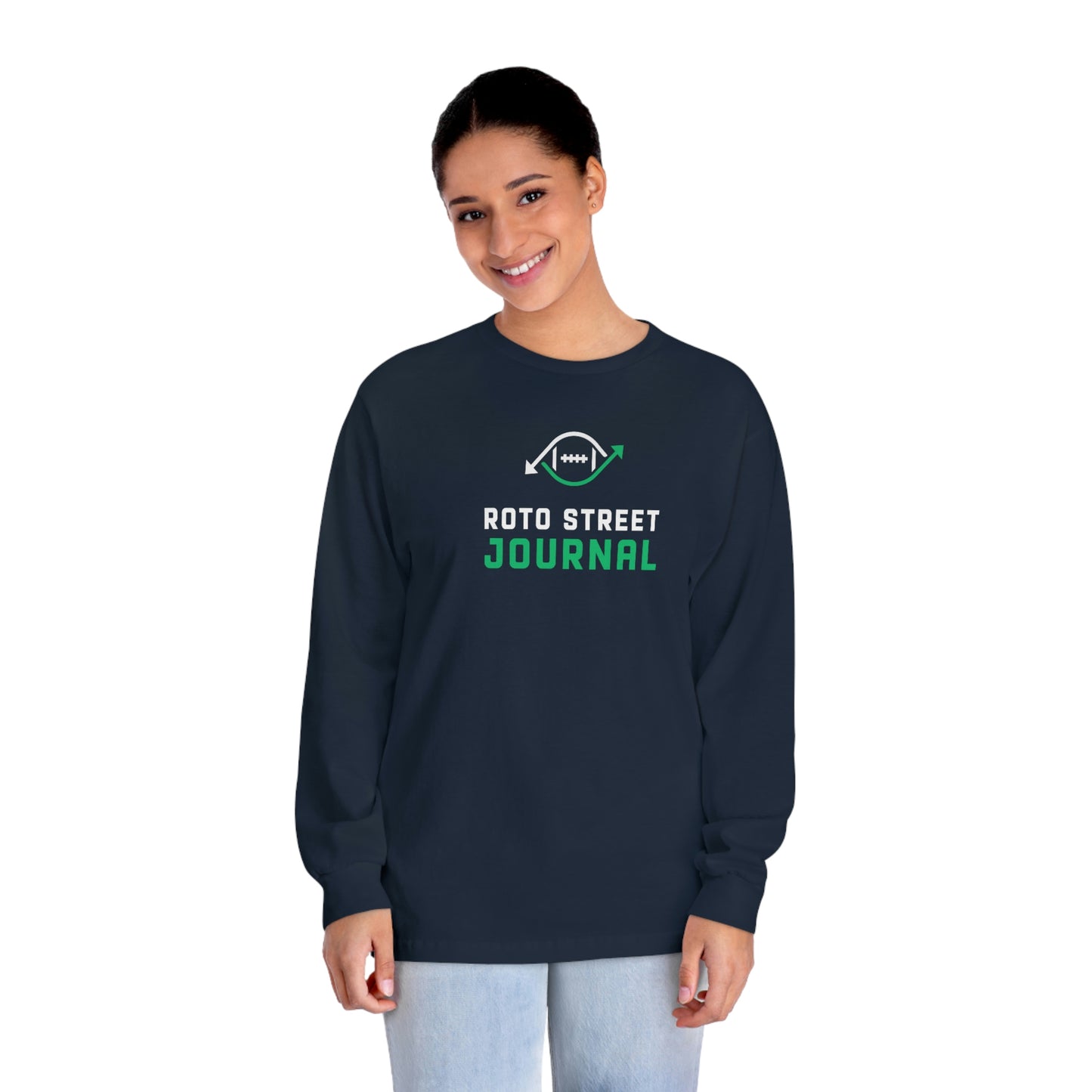 Roto Street Journal Long Sleeve Shirt - Fantasy Football Shirt
