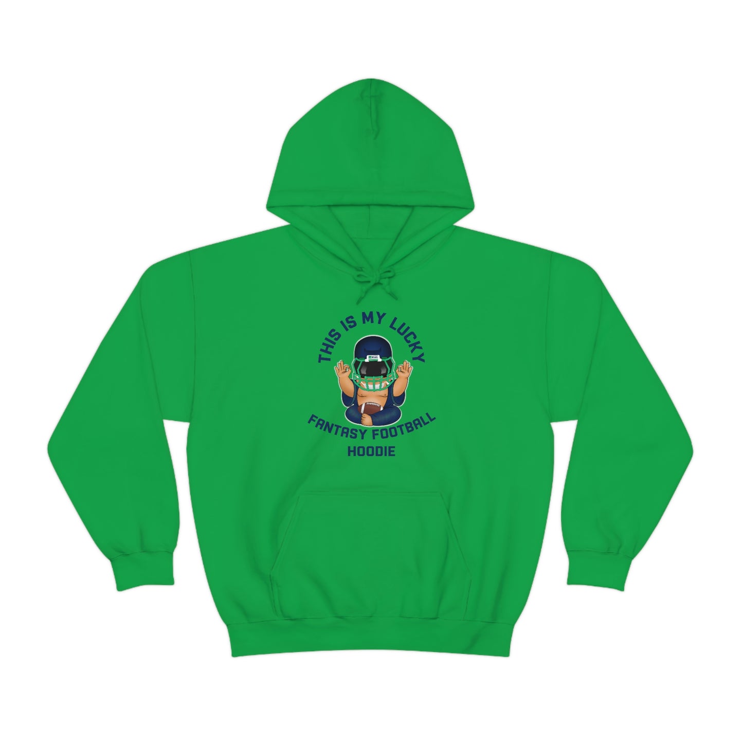 Lucky Buddha - My Lucky Fantasy Football Hoodie - Fantasy Football Sweatshirt
