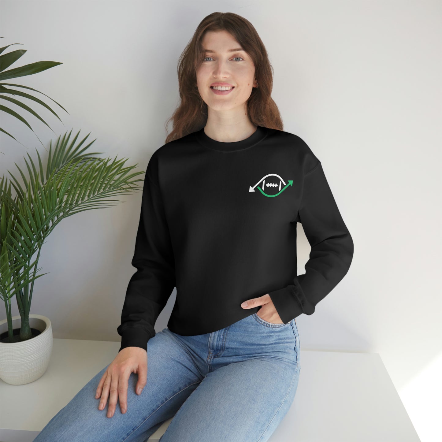 Roto Street Journal Football Crewneck - Fantasy Football Sweatshirt