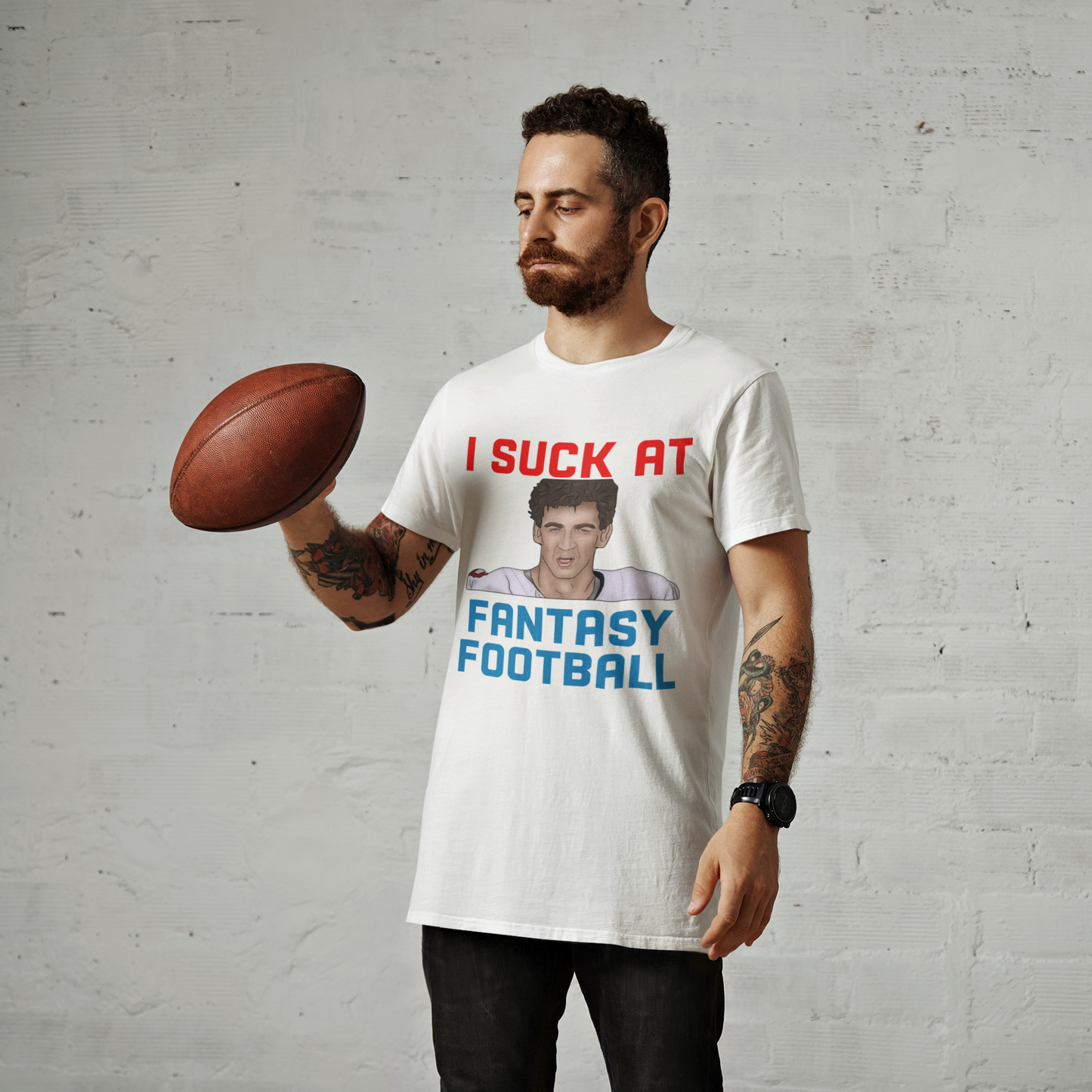 Eli Manning - I Suck at Fantasy Football Shirt - Fantasy Football Punishment Shirt
