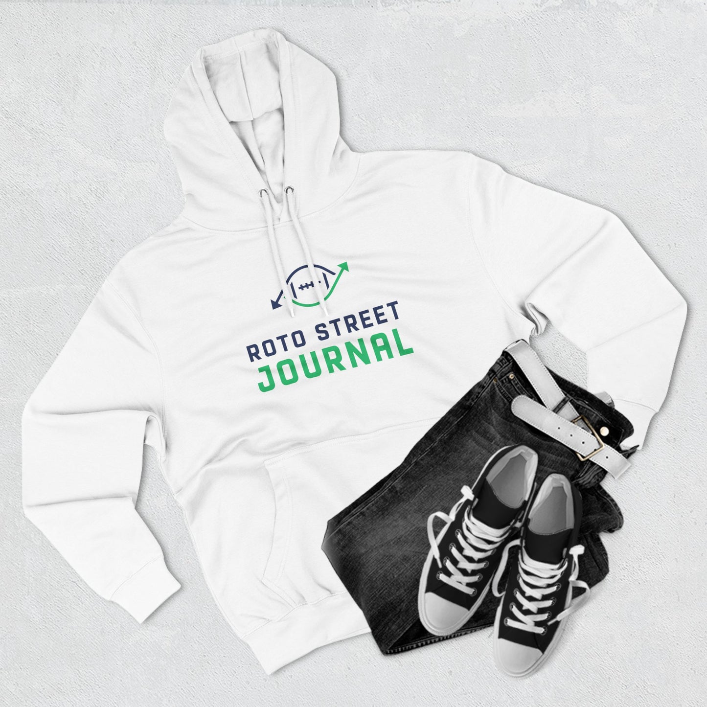 Roto Street Journal Premium Hoodie Sweatshirt - Fantasy Football Sweatshirt