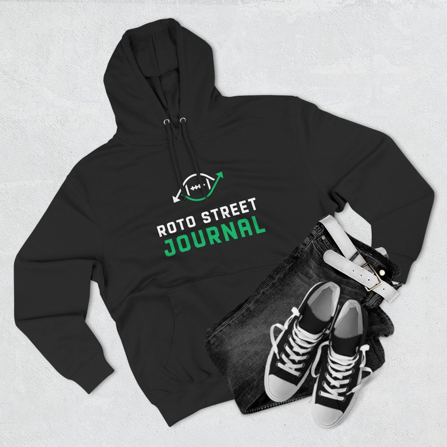 Roto Street Journal Premium Hoodie Sweatshirt - Fantasy Football Sweatshirt