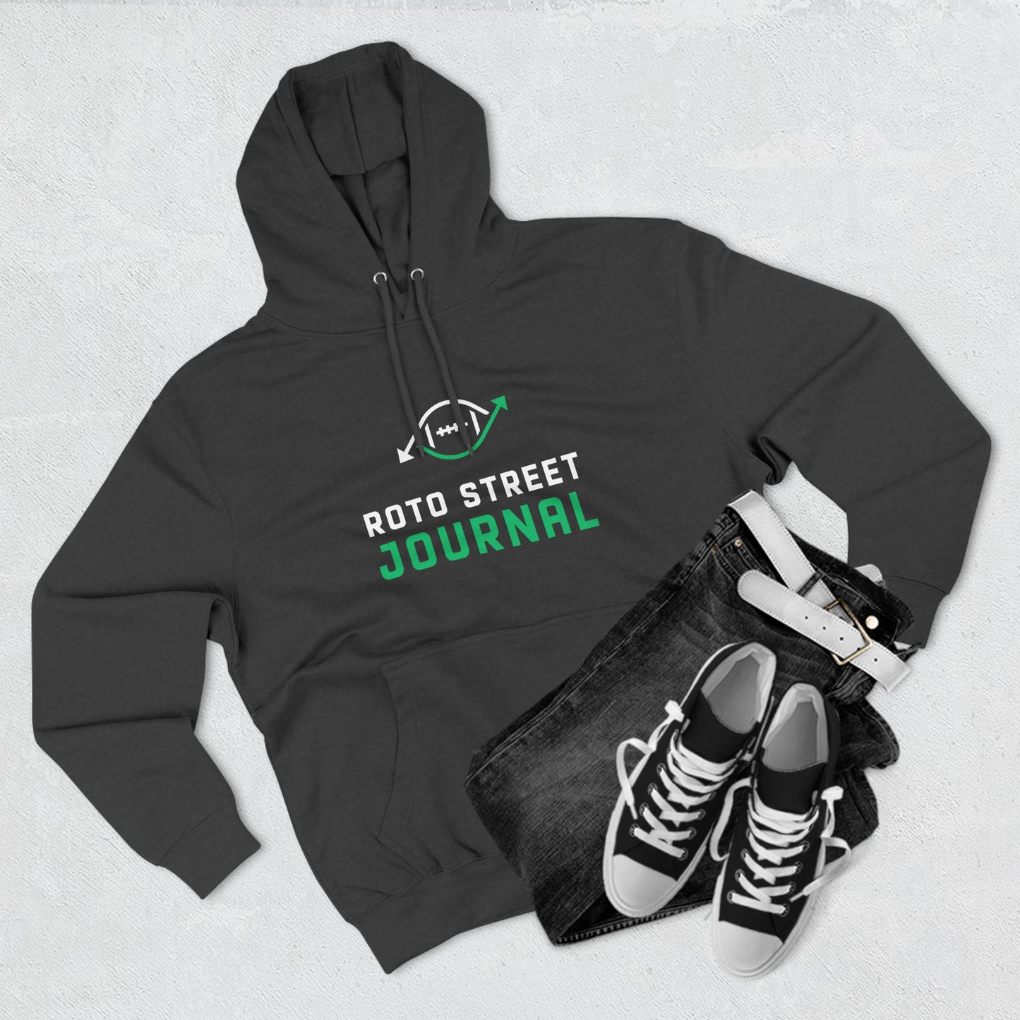 Roto Street Journal Premium Hoodie Sweatshirt - Fantasy Football Sweatshirt