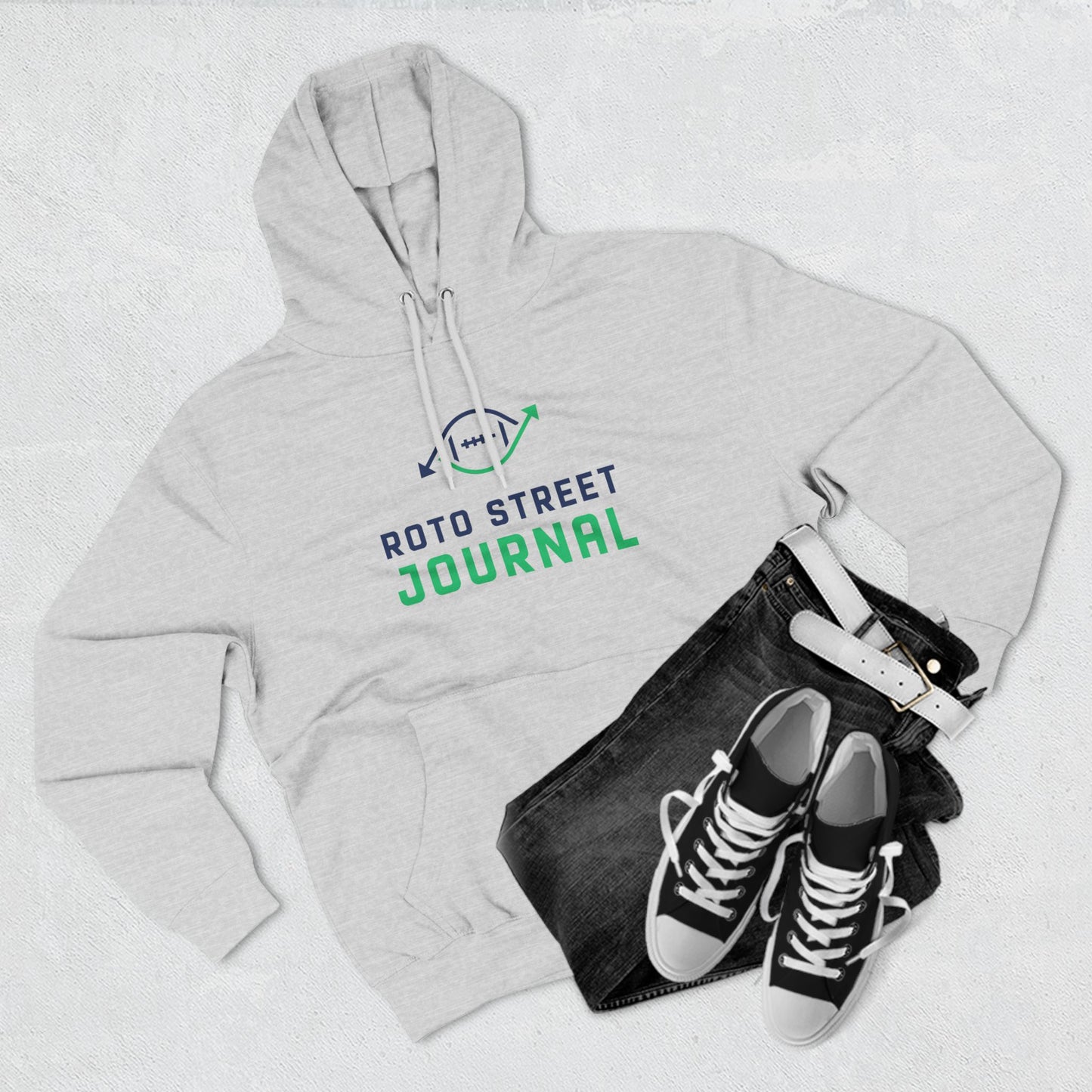 Roto Street Journal Premium Hoodie Sweatshirt - Fantasy Football Sweatshirt