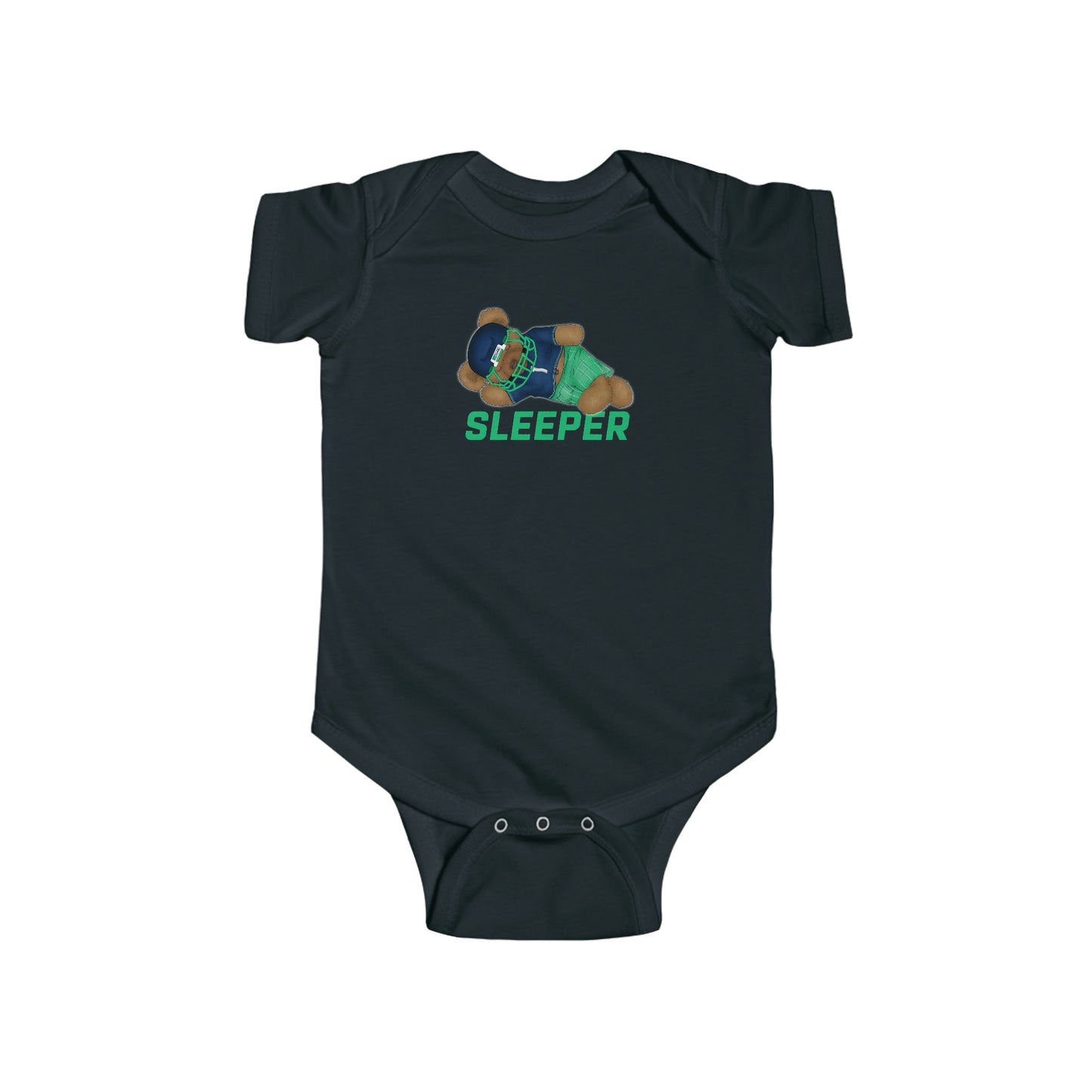 Infant "Sleeper" Bear Onesie - Sleeper Collection - Fantasy Football Baby Clothes