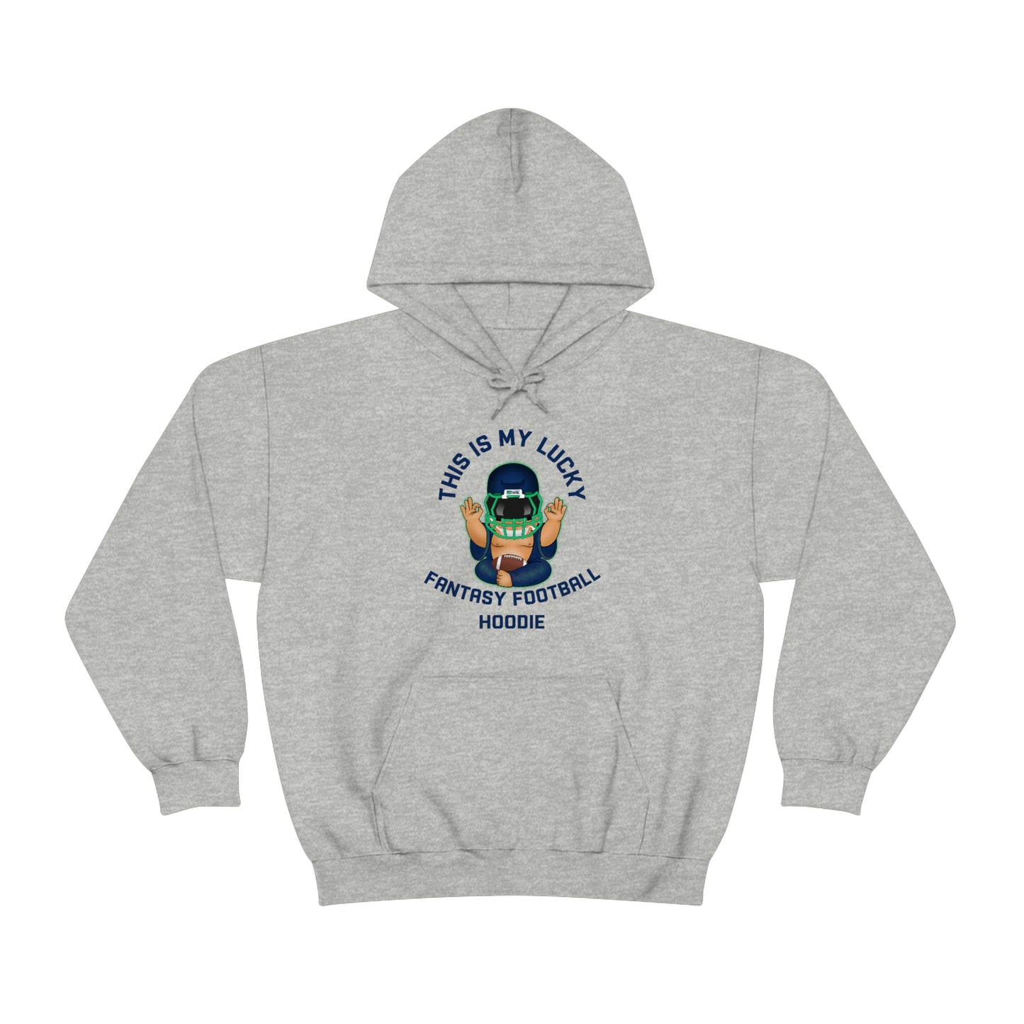 Lucky Buddha - My Lucky Fantasy Football Hoodie - Fantasy Football Sweatshirt