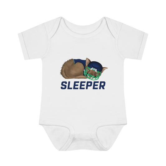 Infant Fantasy Sleeper Wolf Onesie - Sleeper Collection - Fantasy Football Baby Clothes