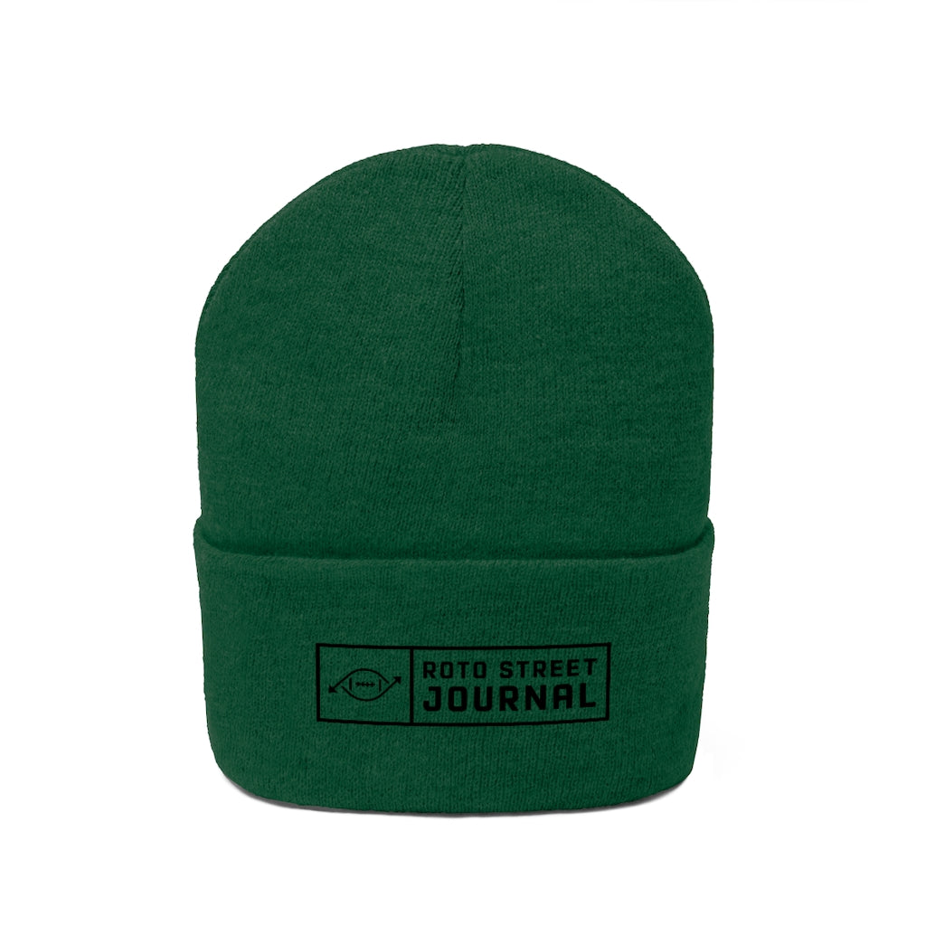 Roto Street Journal Knit Beanie - Fantasy Football Winter Hat