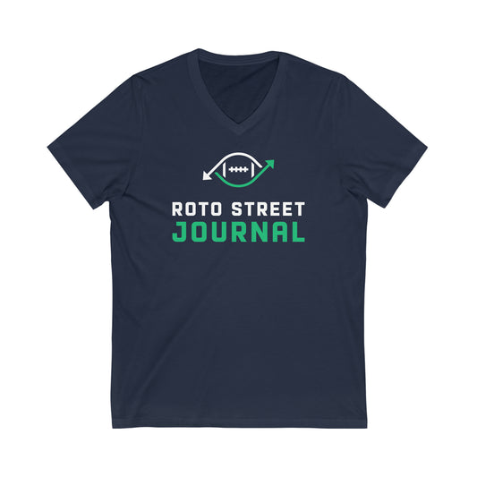 Roto Street Journal V-Neck - Fantasy Football Shirt